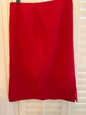 Kay Unger Red Pencil Skirt Sz 10